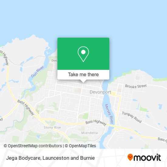 Jega Bodycare map