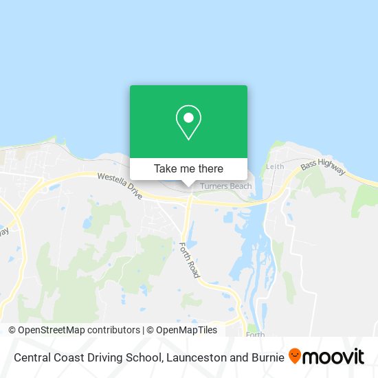 Central Coast Driving School map