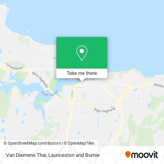Van Diemens Thai map