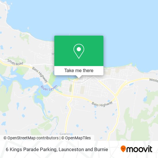 6 Kings Parade Parking map