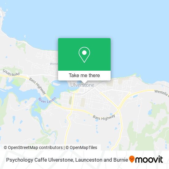 Psychology Caffe Ulverstone map