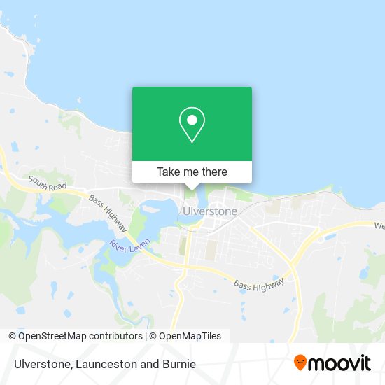 Ulverstone map