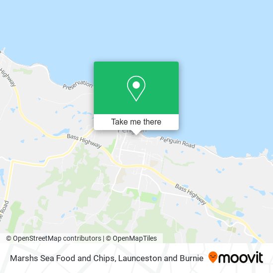 Marshs Sea Food and Chips map