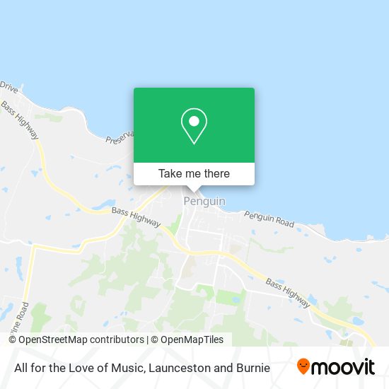 All for the Love of Music map