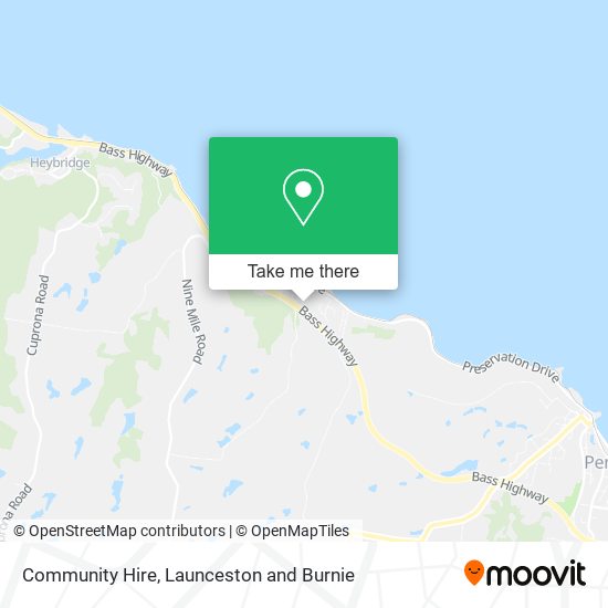Community Hire map
