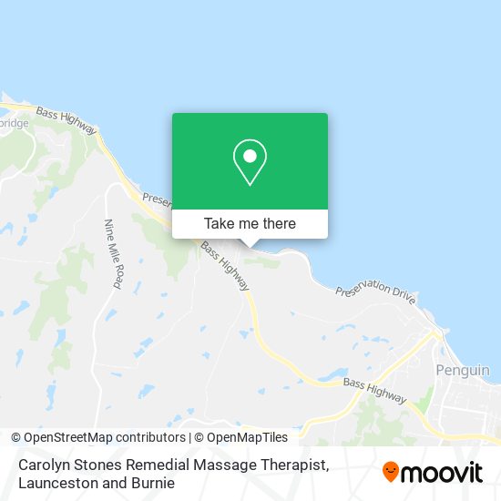 Carolyn Stones Remedial Massage Therapist map
