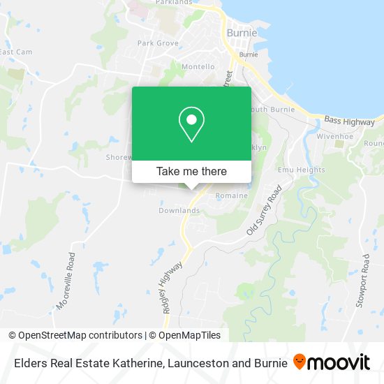 Elders Real Estate Katherine map