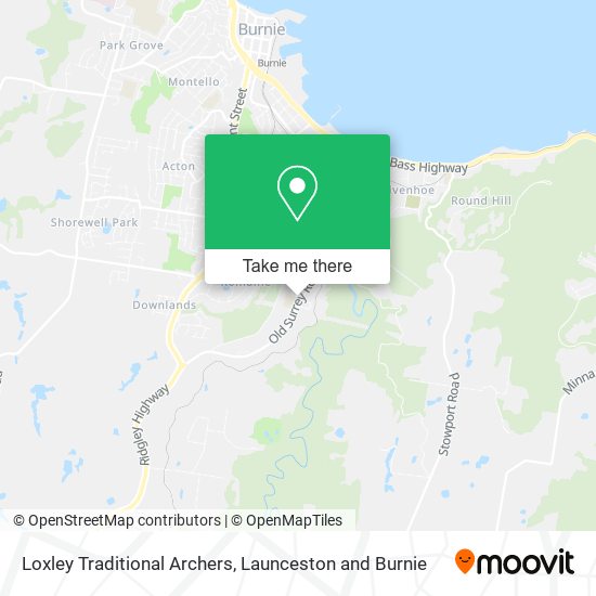 Loxley Traditional Archers map