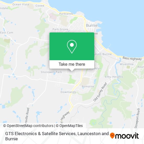 GTS Electronics & Satellite Services map