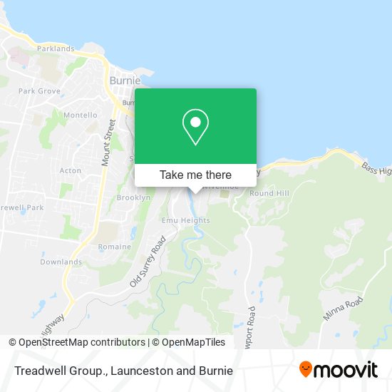 Treadwell Group. map