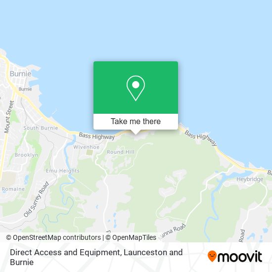 Direct Access and Equipment map