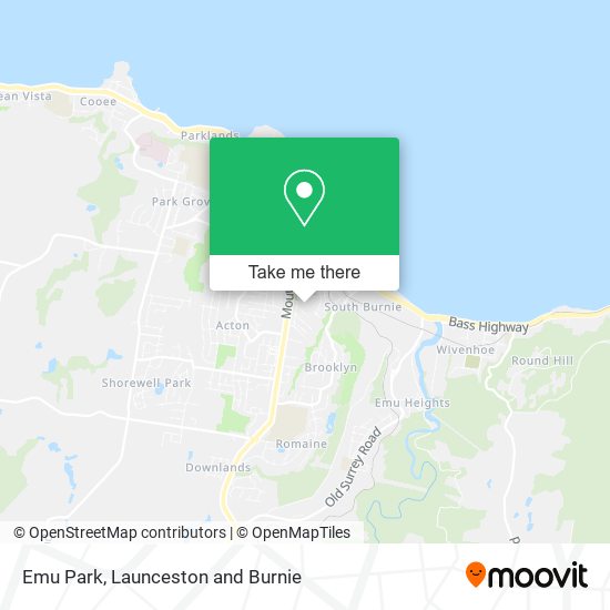 Emu Park map