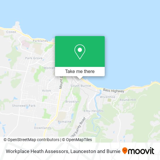 Workplace Heath Assessors map