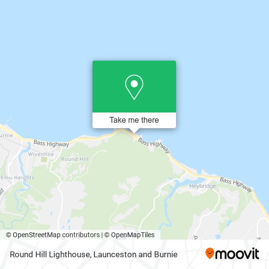Round Hill Lighthouse map