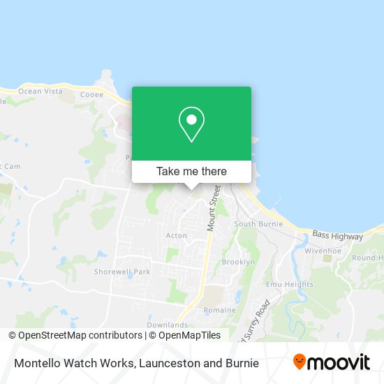 Montello Watch Works map