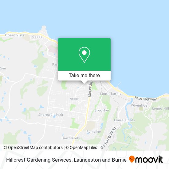 Hillcrest Gardening Services map