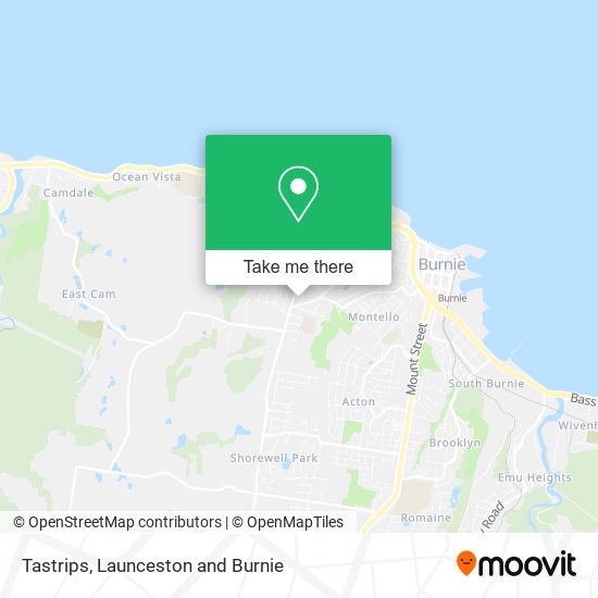 Tastrips map