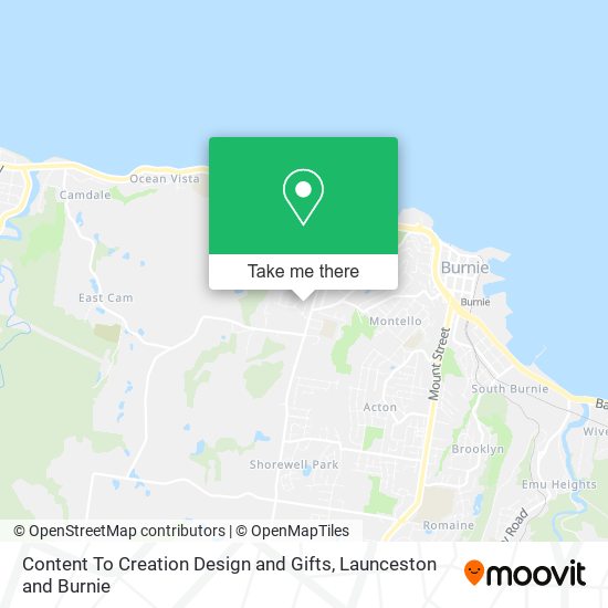 Content To Creation Design and Gifts map