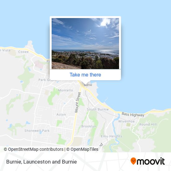 Burnie map
