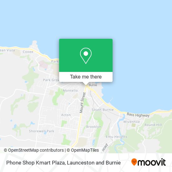 Phone Shop Kmart Plaza map