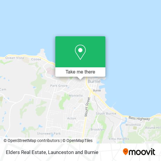 Elders Real Estate map