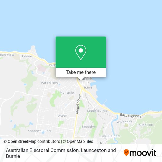 Australian Electoral Commission map