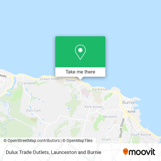 Dulux Trade Outlets map