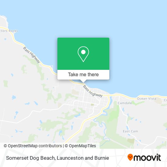 Somerset Dog Beach map