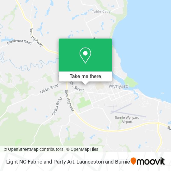 Light NC Fabric and Party Art map
