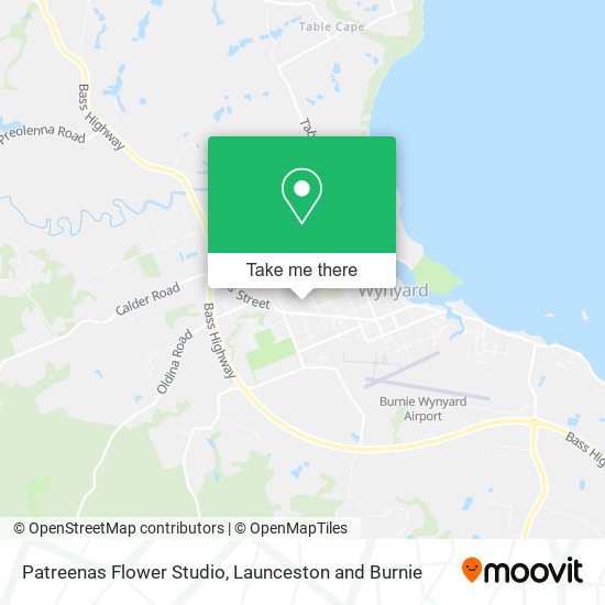 Patreenas Flower Studio map