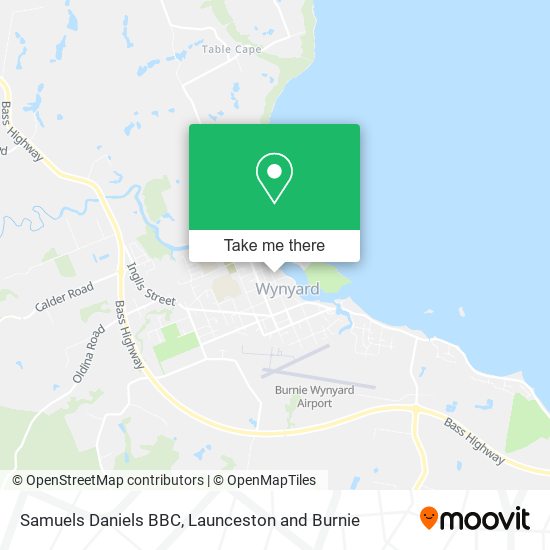 Samuels Daniels BBC map