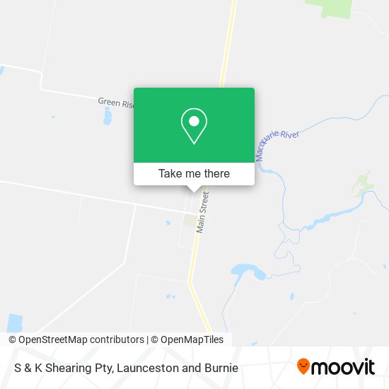 S & K Shearing Pty map