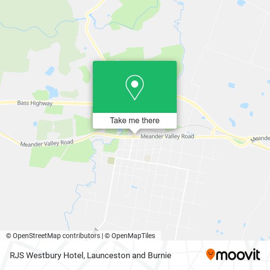 RJS Westbury Hotel map