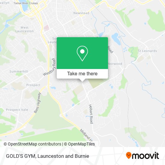 GOLD'S GYM map