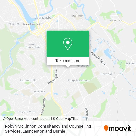 Robyn McKinnon Consultancy and Counselling Services map