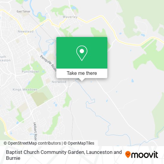 Baptist Church Community Garden map