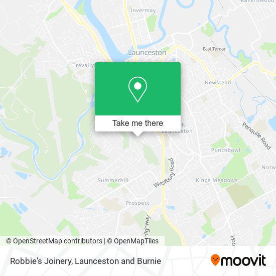 Robbie's Joinery map