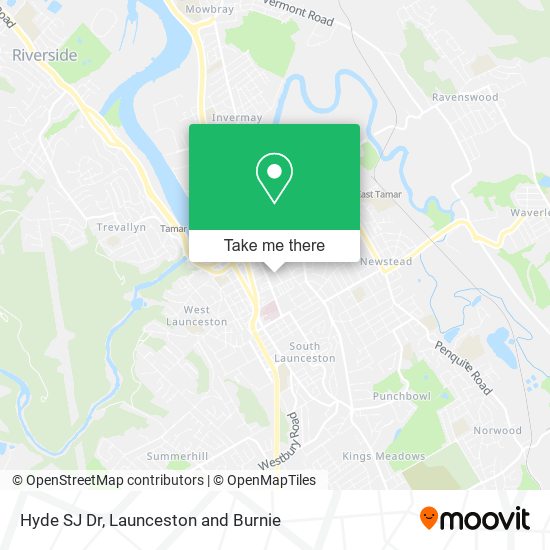 Hyde SJ Dr map
