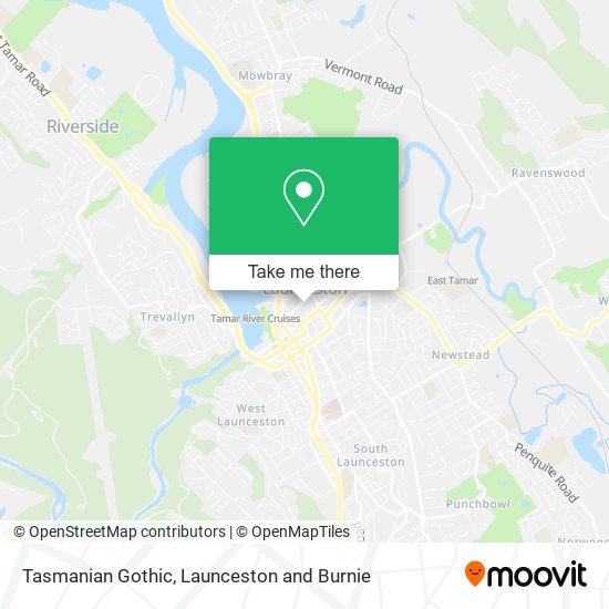 Tasmanian Gothic map