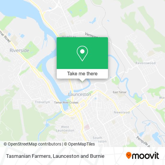 Tasmanian Farmers map