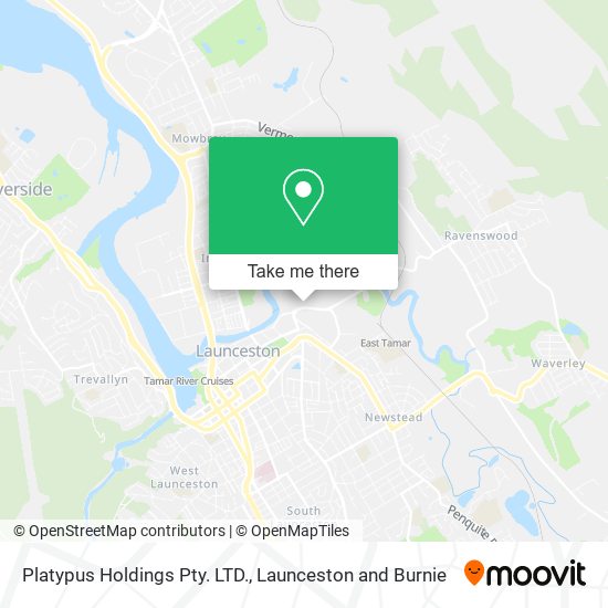 Platypus Holdings Pty. LTD. map