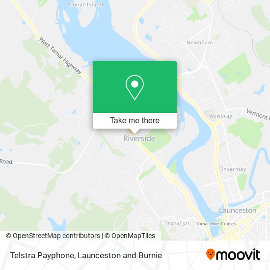 Mapa Telstra Payphone