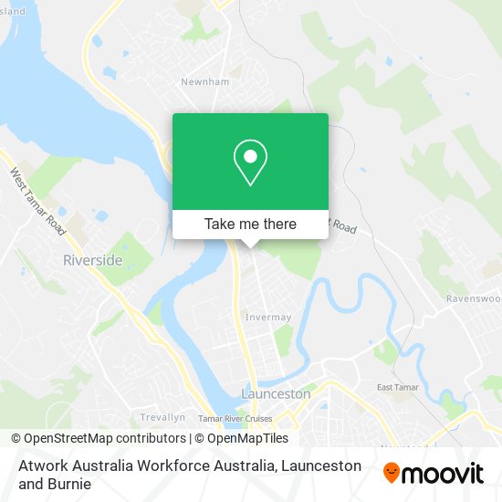 Atwork Australia Workforce Australia map