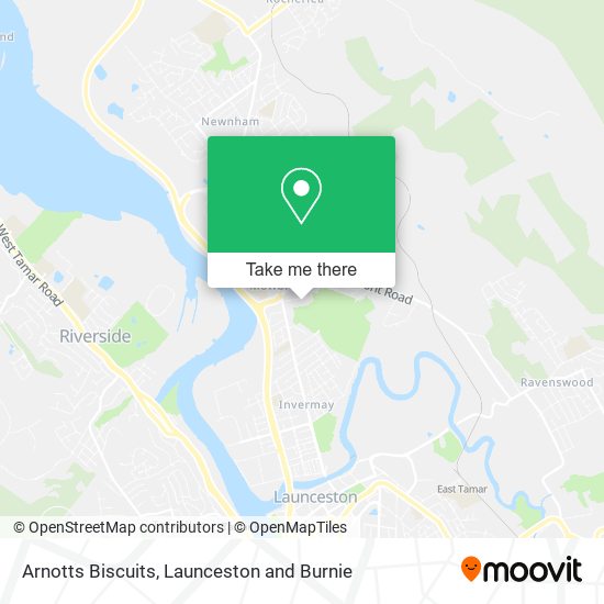 Arnotts Biscuits map