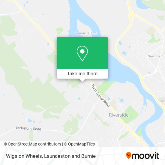 Wigs on Wheels map