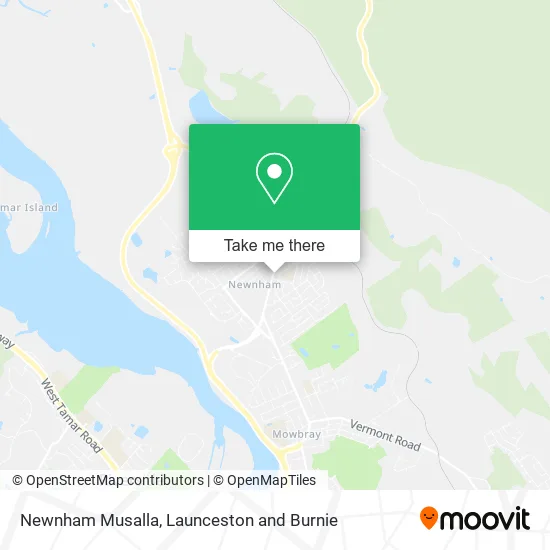 Newnham Musalla map