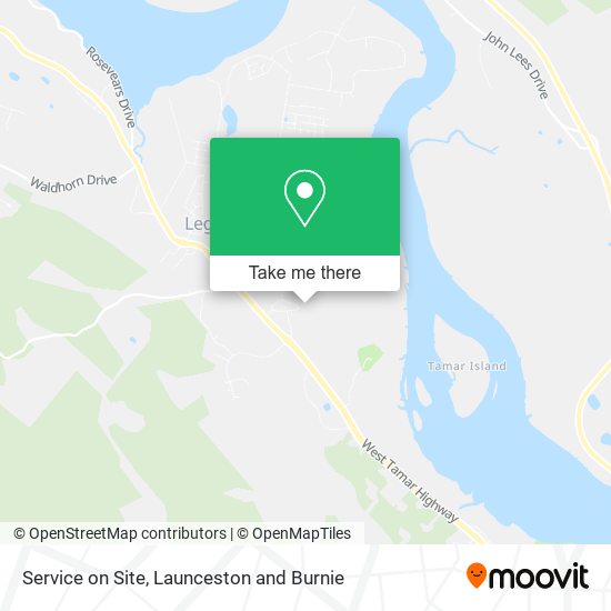 Service on Site map