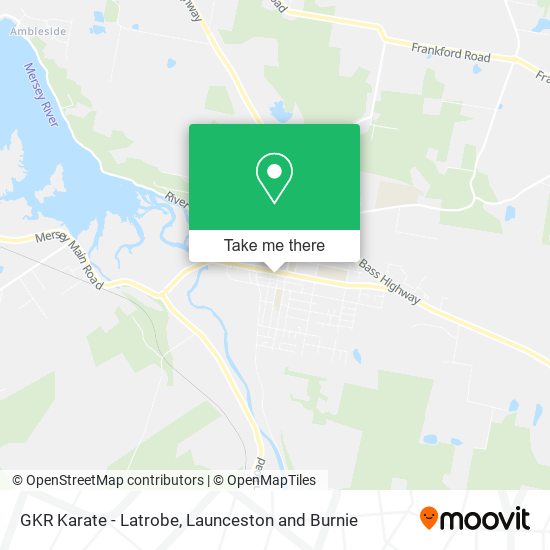 GKR Karate - Latrobe map