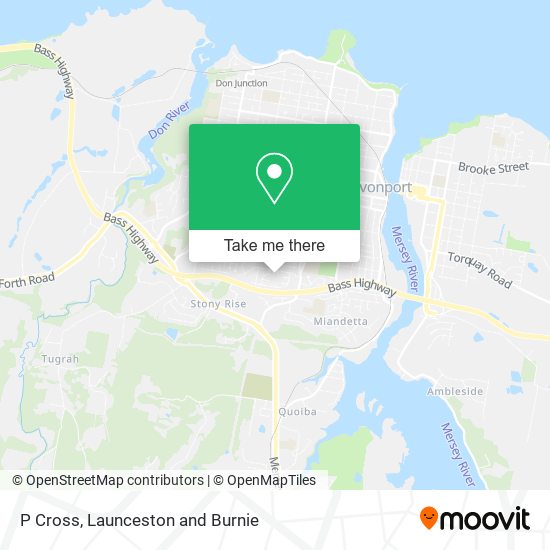 P Cross map