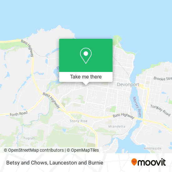 Mapa Betsy and Chows